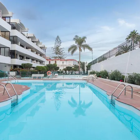 With Terrace In Playa Del Ingles-pool &