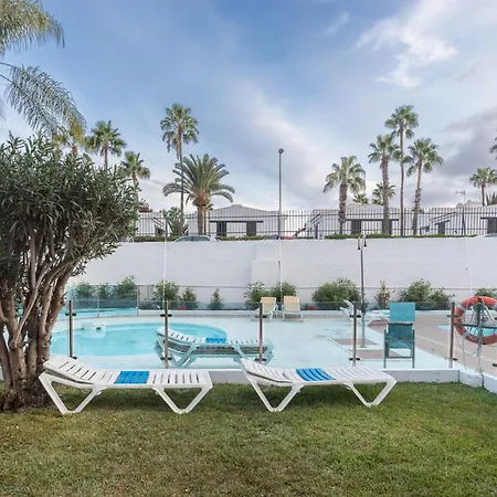 With Terrace In Playa Del Ingles-pool & *